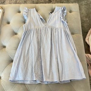 blue romper from fabrik with pockets!